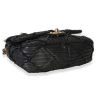 Chanel Black Pleated Lambskin Mini Soul Flap Bag Handbag 7