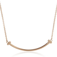 Tiffany & Co. Rose Gold  Small Model Tiffany T Smile Necklace fv