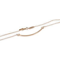 Tiffany & Co. Rose Gold  Small Model Tiffany T Smile Necklace sv