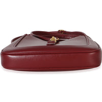 Gucci Red Boarded Dyana Lux Calfskin Mini Jackie 1961 Hobo Handbag 5