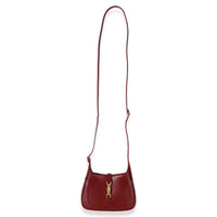 Gucci Red Boarded Dyana Lux Calfskin Mini Jackie 1961 Hobo Handbag 8