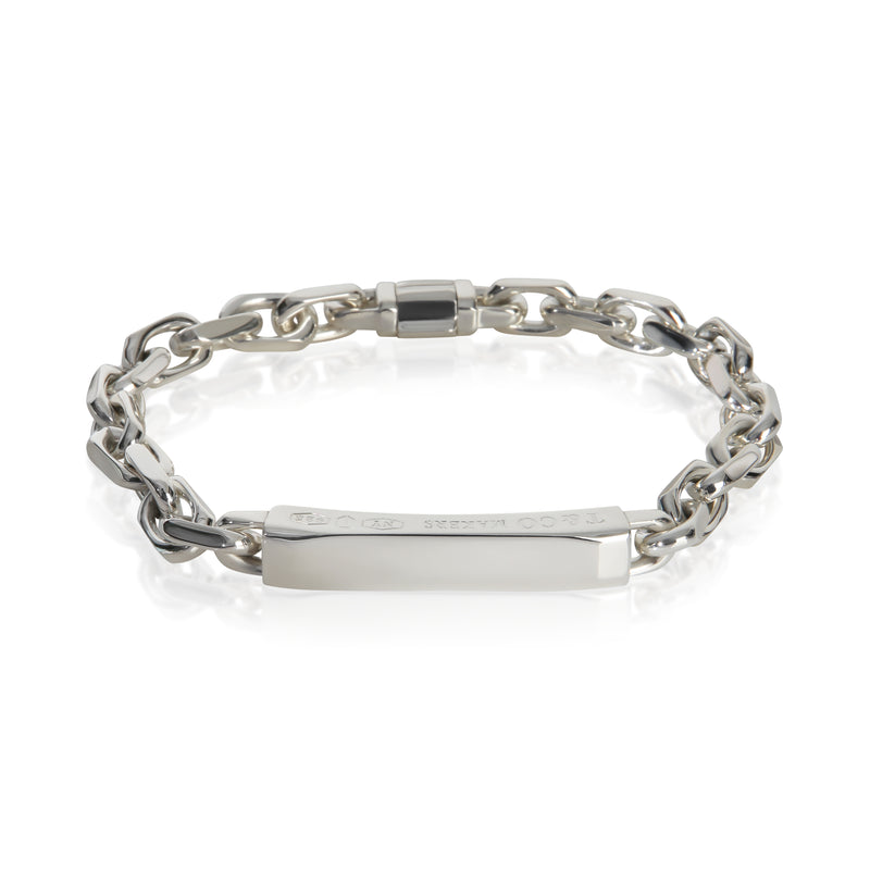 Tiffany & Co. Sterling Silver  1837 Makers ID Bracelet fv