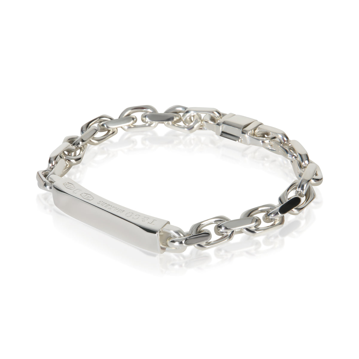 Tiffany & Co. Sterling Silver  1837 Makers ID Bracelet sv