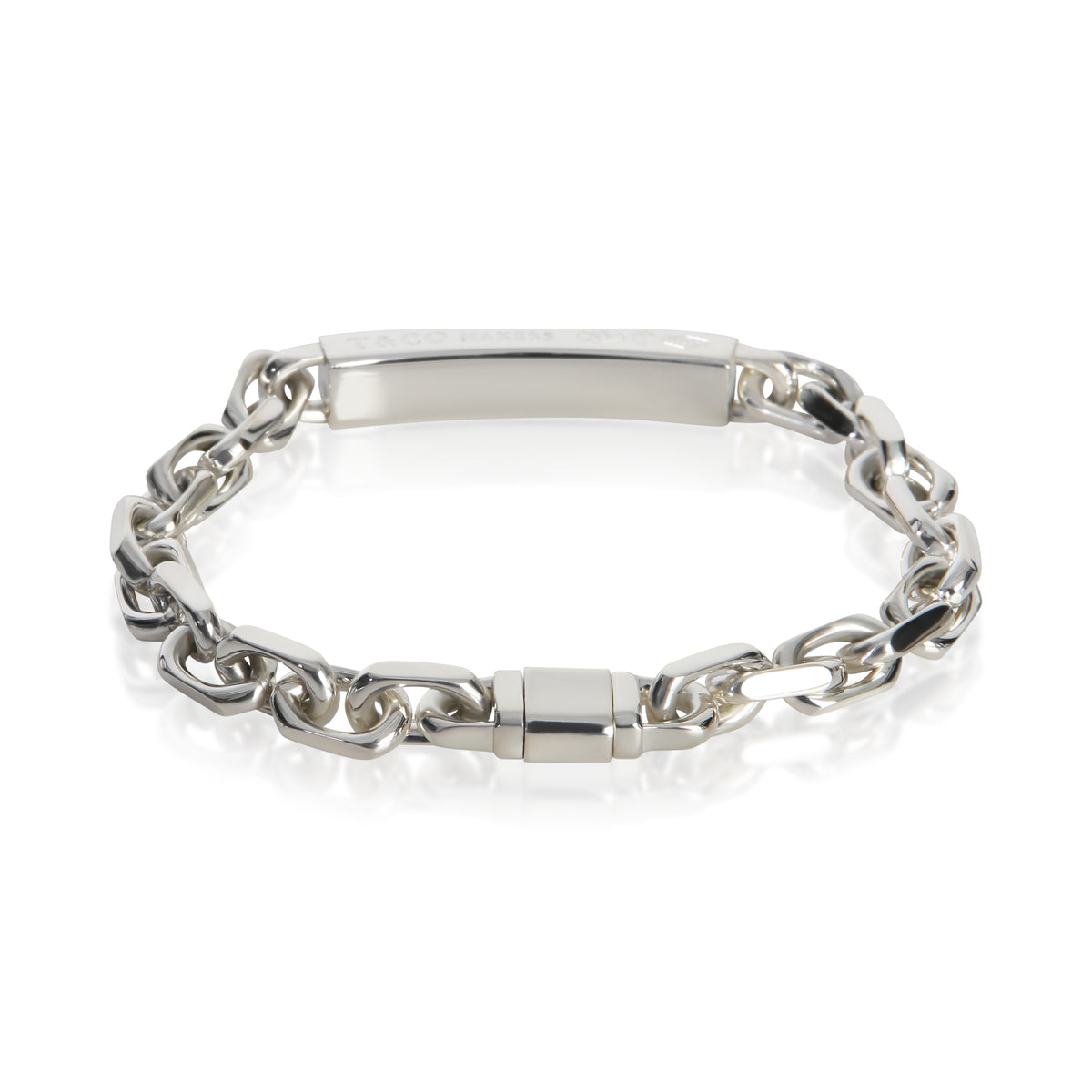Tiffany & Co. Sterling Silver  1837 Makers ID Bracelet pv