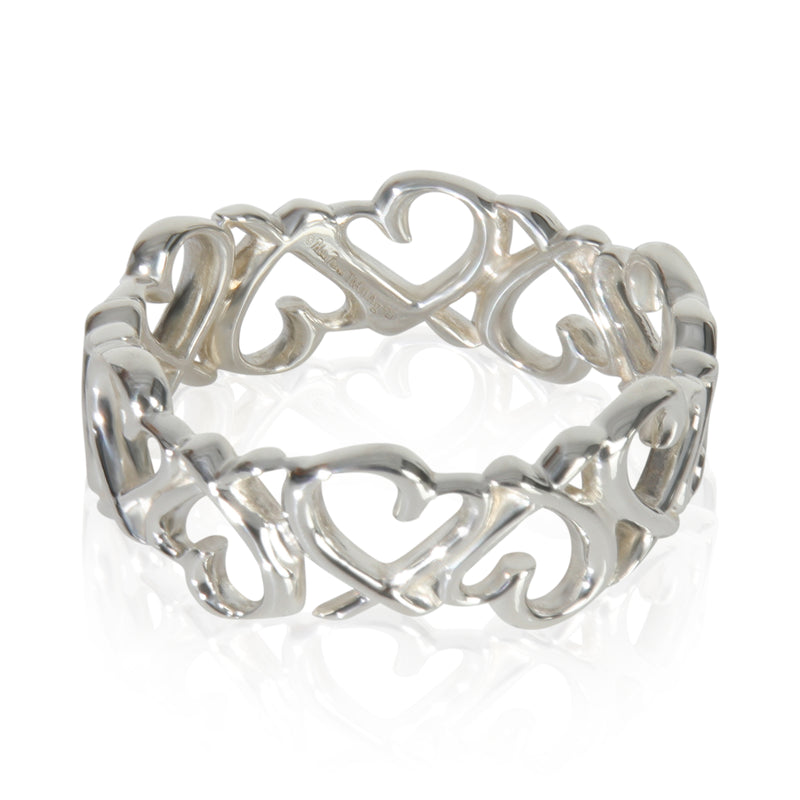 Tiffany & Co. Sterling Silver  Paloma Picasso Loving Heart Ring