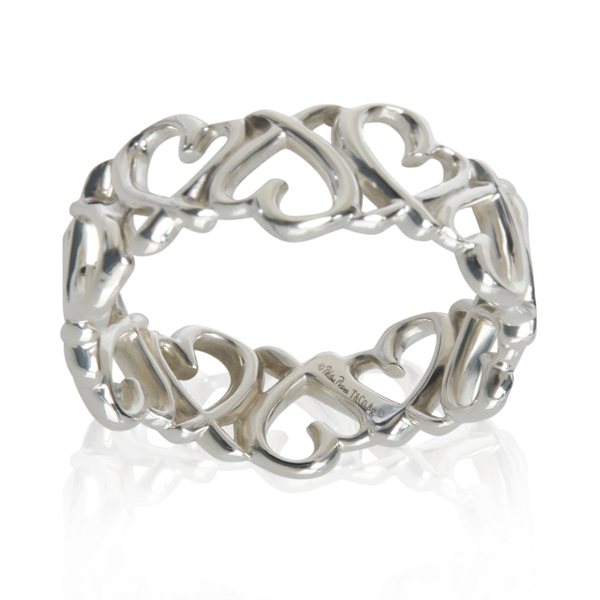 Tiffany & Co. Sterling Silver  Paloma Picasso Loving Heart Ring