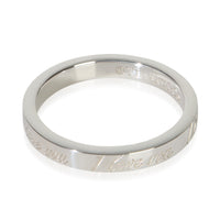 Tiffany & Co. Sterling Silver  I Love You Notes Ring pv