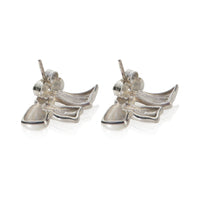 Tiffany & Co. Sterling Silver  Vintage Bow Earrings pv