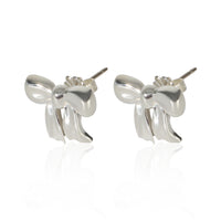 Tiffany & Co. Sterling Silver  Vintage Bow Earrings sv