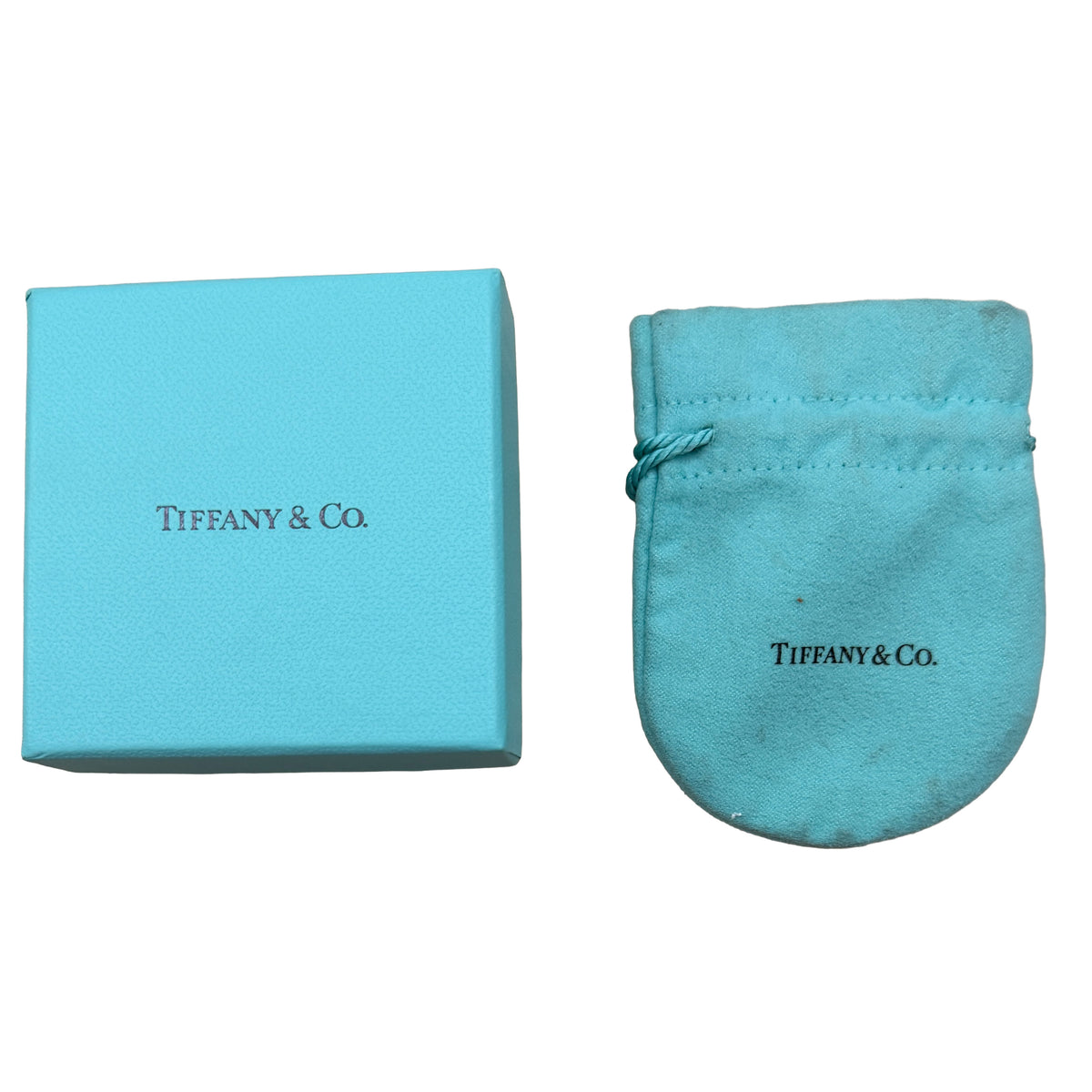 Tiffany & Co. Yellow Gold & Sterling Silver  Vintage Hook Ring box