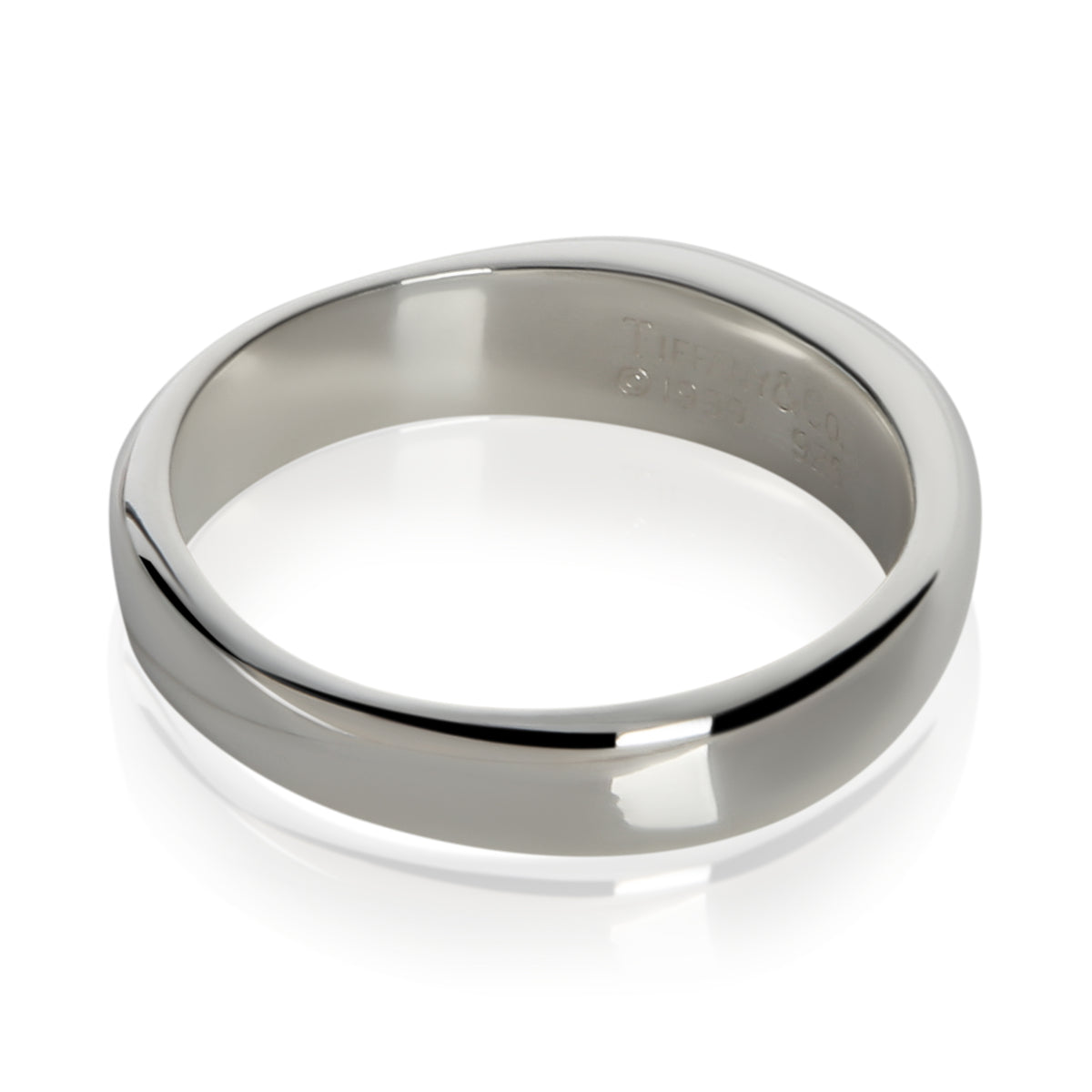 Tiffany & Co. Sterling Silver  Vintage Twist Dome Ring pv