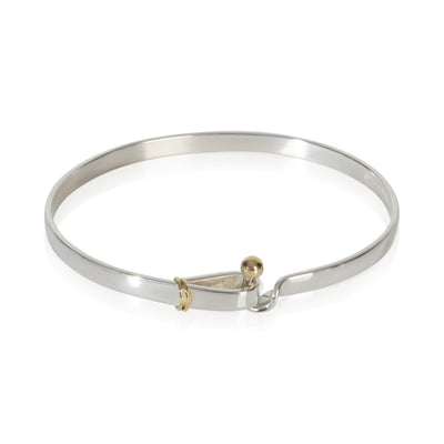 Tiffany & Co. Yellow Gold & Sterling Silver  Vintage Hook Bracelet fv