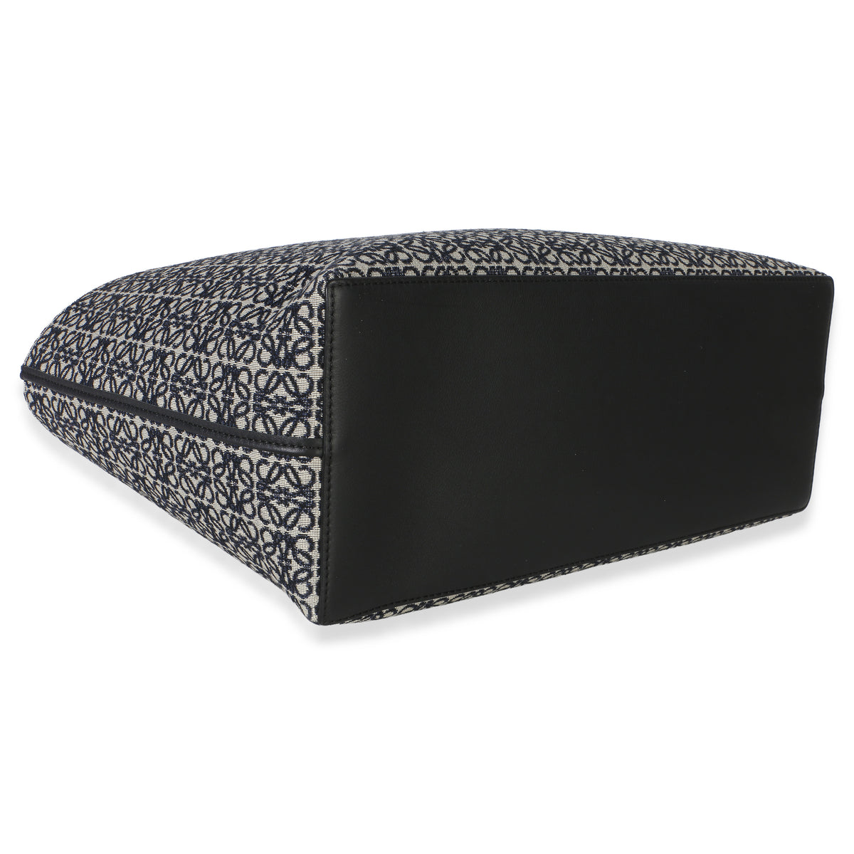 Loewe Navy Black Jacquard Anagram East West Tote Handbag 7