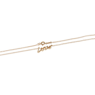 Tiffany & Co. Rose Gold  Paloma Picasso Graffiti Love Pendant fv