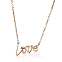 Tiffany & Co. Rose Gold  Paloma Picasso Graffiti Love Pendant pv