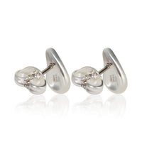 Tiffany & Co. Sterling Silver  Elsa Peretti Teardrop Earrings pv