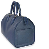 Louis Vuitton Toledo Blue Epi Speedy 25 Handbag 2