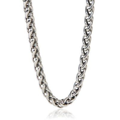 David Yurman Yellow Gold & Sterling Silver  Wheat Chain Necklace fv