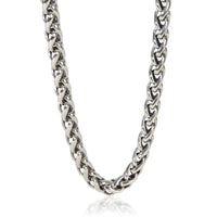 David Yurman Yellow Gold & Sterling Silver  Wheat Chain Necklace fv