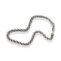 David Yurman Yellow Gold & Sterling Silver  Wheat Chain Necklace pv
