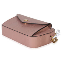Gucci Light Pink Calfskin Debossed GG Super Mini Chain Wallet Handbag 6