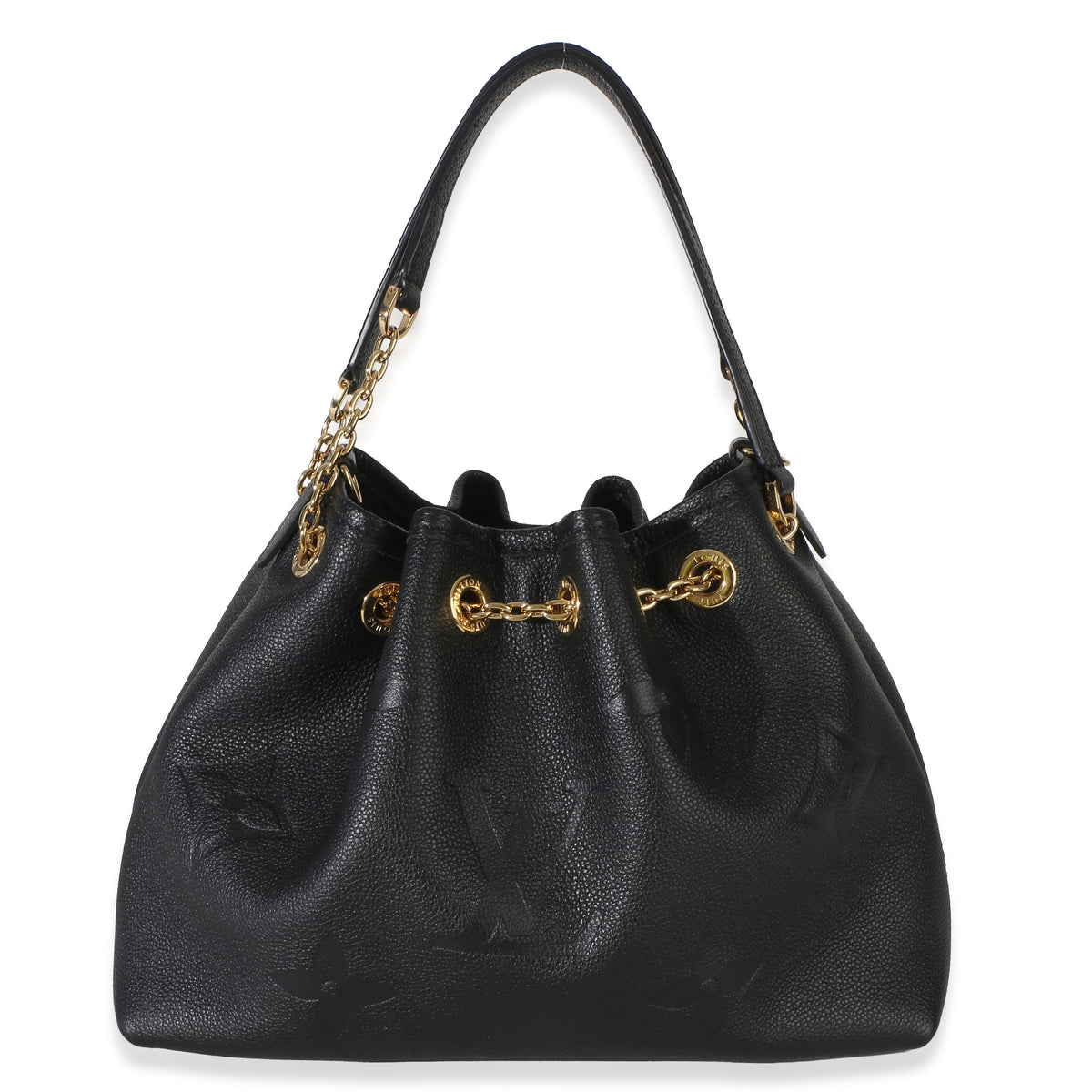 Louis Vuitton Black Monogram Giant Empreinte LV Bundle Handbag fv
