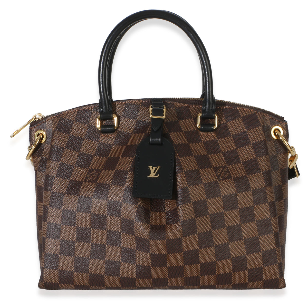 Louis Vuitton Black Damier Ebene Canvas Odeon Tote PM Handbag id
