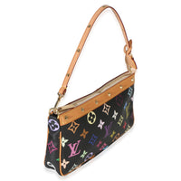 Louis Vuitton Black Monogram Multicolore Canvas Pochette Accessoires Handbag 3
