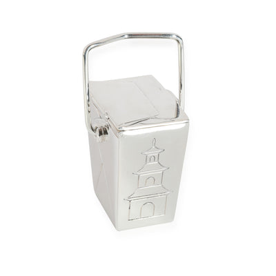 Tiffany & Co. Sterling Silver  Chinese Food Pill Box