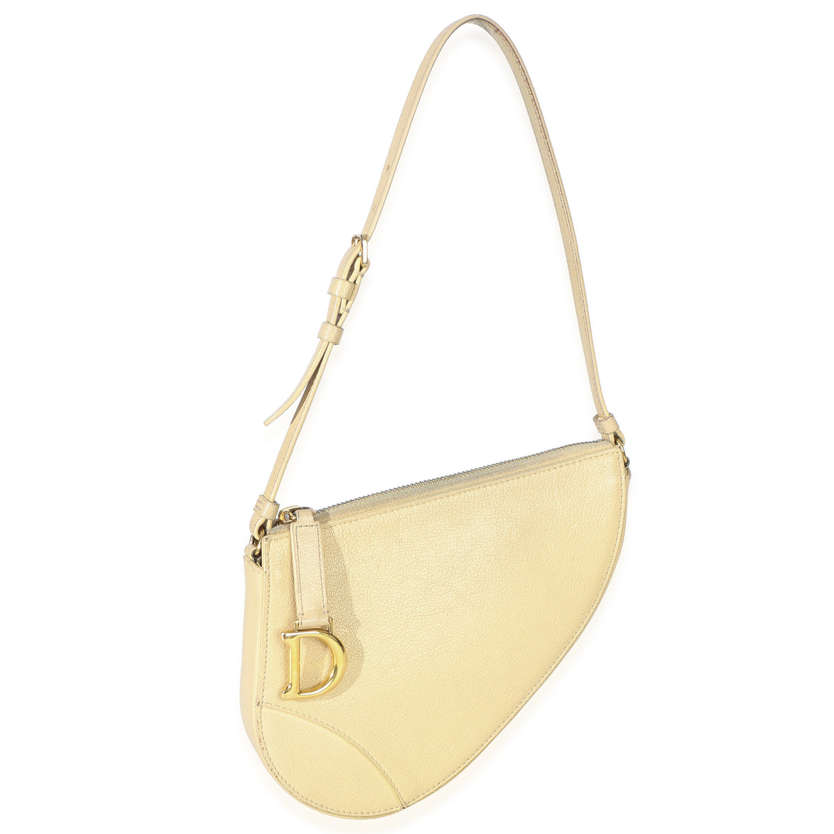 Christian Dior Yellow Pastel Light Goatskin Saddle Rodeo Pouch Handbag id