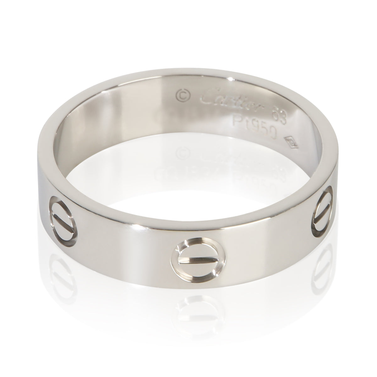 Cartier Platinum  Love Ring fv