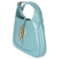 Gucci Dusty Azure Boarded Dyana Lux Calfskin Mini Jackie 1961 Hobo Handbag 2