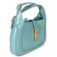 Gucci Dusty Azure Boarded Dyana Lux Calfskin Mini Jackie 1961 Hobo Handbag 3