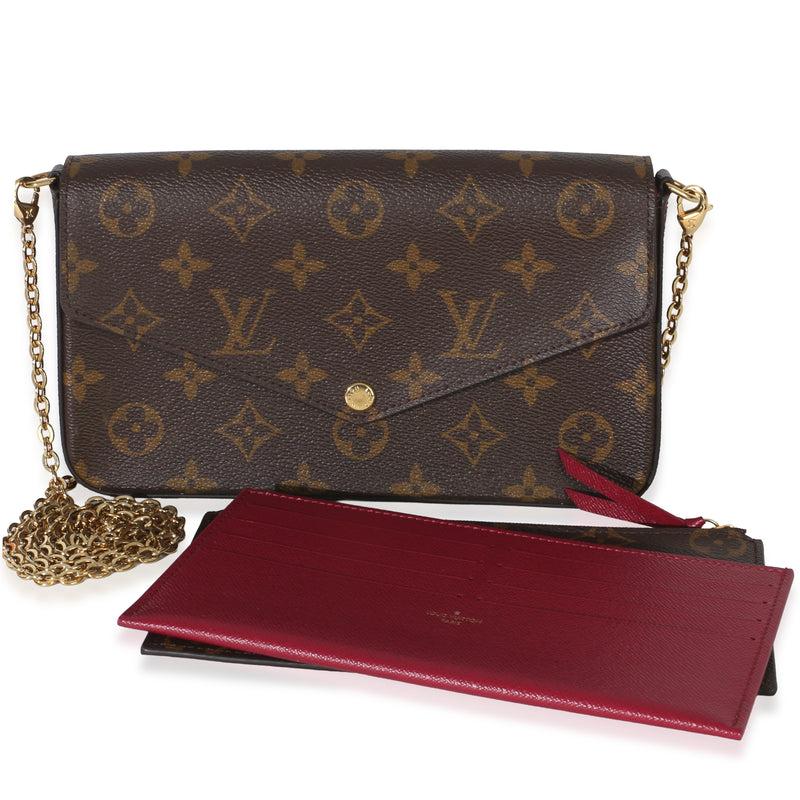 Louis Vuitton Fuchsia Monogram Canvas Felicie Pochette Handbag id