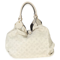 Louis Vuitton Beige Monogram Mahina XL Hobo Handbag 4