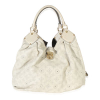 Louis Vuitton Beige Monogram Mahina XL Hobo Handbag id