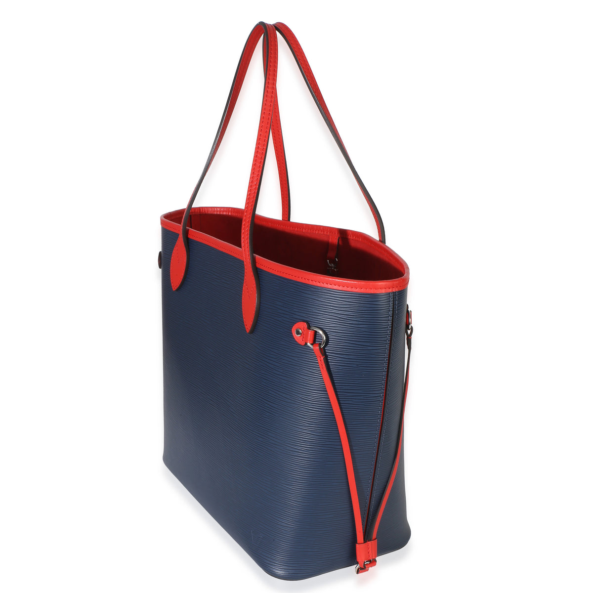 Louis Vuitton Blue Red Epi Neverfull MM Handbag 2