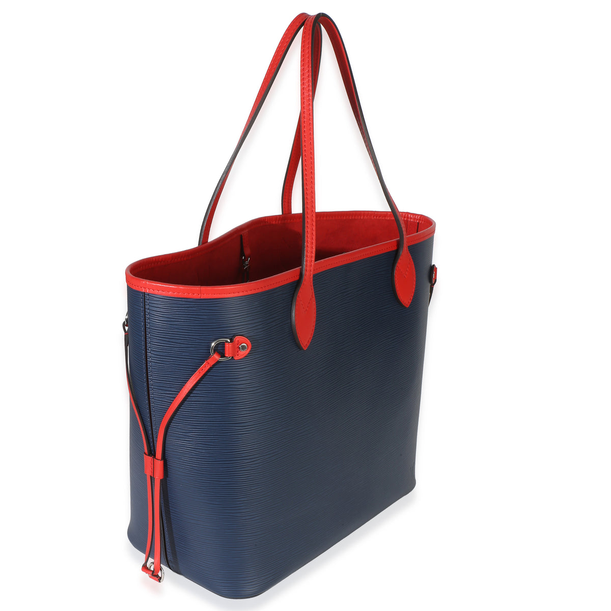 Louis Vuitton Blue Red Epi Neverfull MM Handbag 3