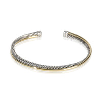 David Yurman Yellow Gold & Sterling Silver  Crossover Bracelet fv