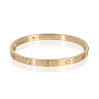 Cartier Yellow Gold Diamond Medium Model Love Bracelet fv