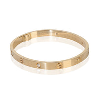 Cartier Yellow Gold Diamond Medium Model Love Bracelet sv