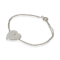 Tiffany & Co. Sterling Silver Diamond Return To Tiffany Bracelet 2