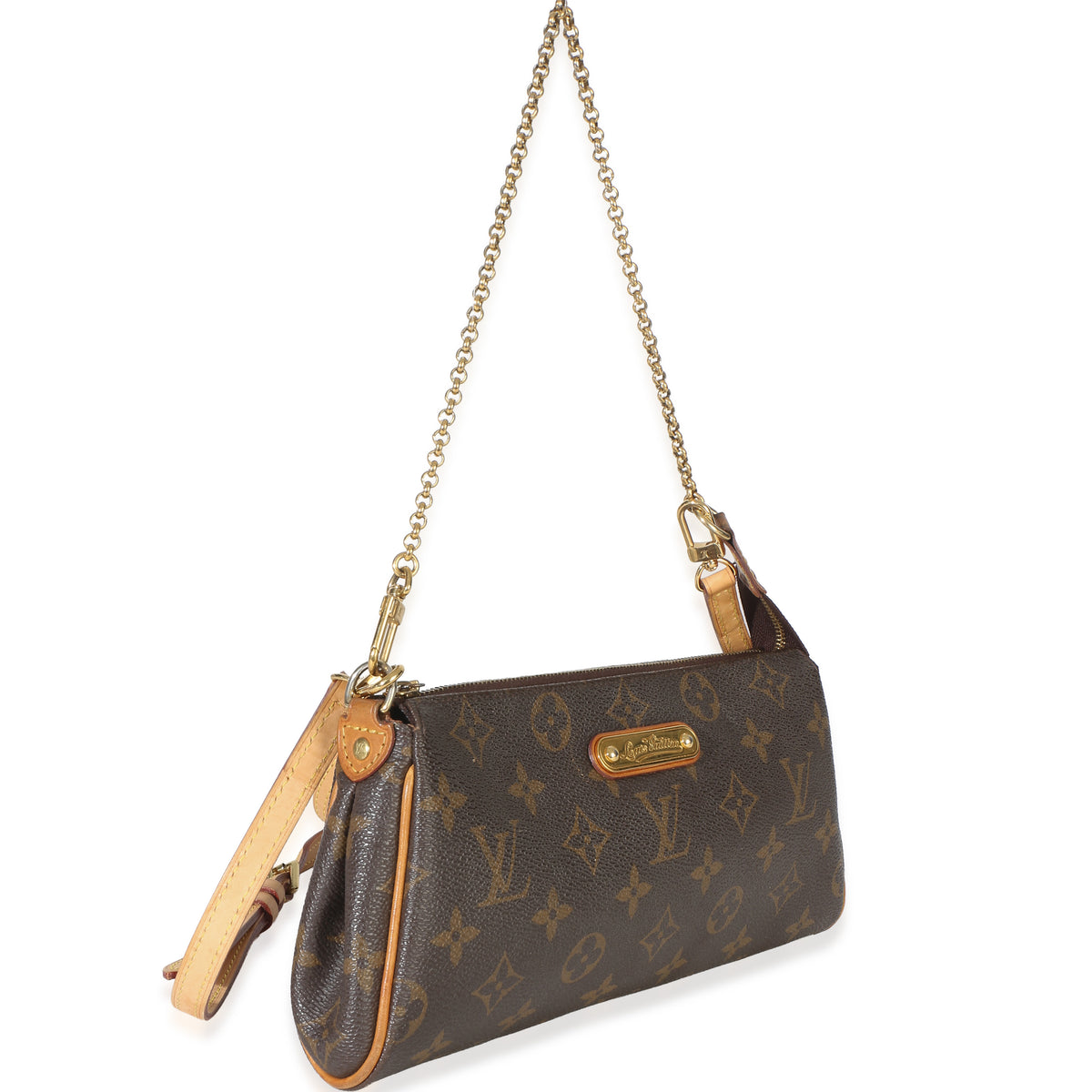 Louis Vuitton Monogram Canvas Eva Clutch Handbag fv