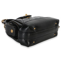 Chanel Black Quilted Shiny Lambskin Nano Cocodoc Clutch With Chain Handbag 6