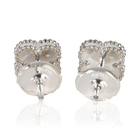 Van Cleef & Arpels White Gold Turquoise Sweet Alhambra Earrings pv