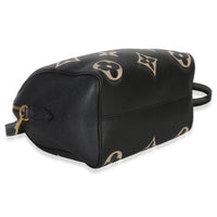 Louis Vuitton Black Beige Monogram Empreinte Giant Speedy Bandouliere 25 Handbag 7