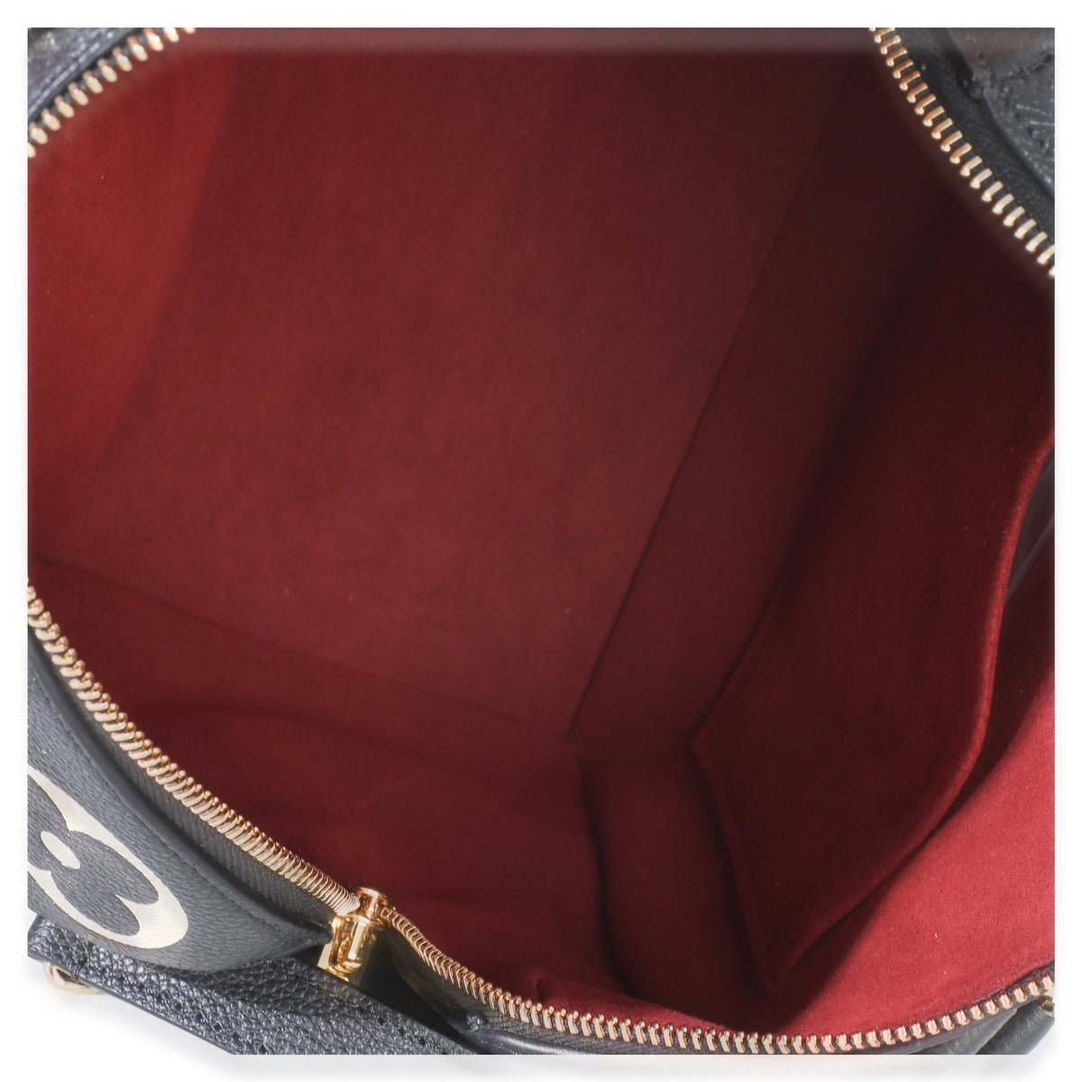 Louis Vuitton Black Beige Monogram Empreinte Giant Speedy Bandouliere 25 Handbag 8