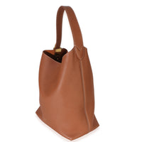 Louis Vuitton Cognac Grained Calfskin Low Key Hobo MM Handbag 2