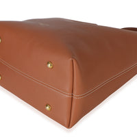 Louis Vuitton Cognac Grained Calfskin Low Key Hobo MM Handbag 6