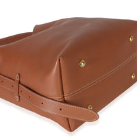 Louis Vuitton Cognac Grained Calfskin Low Key Hobo MM Handbag 7